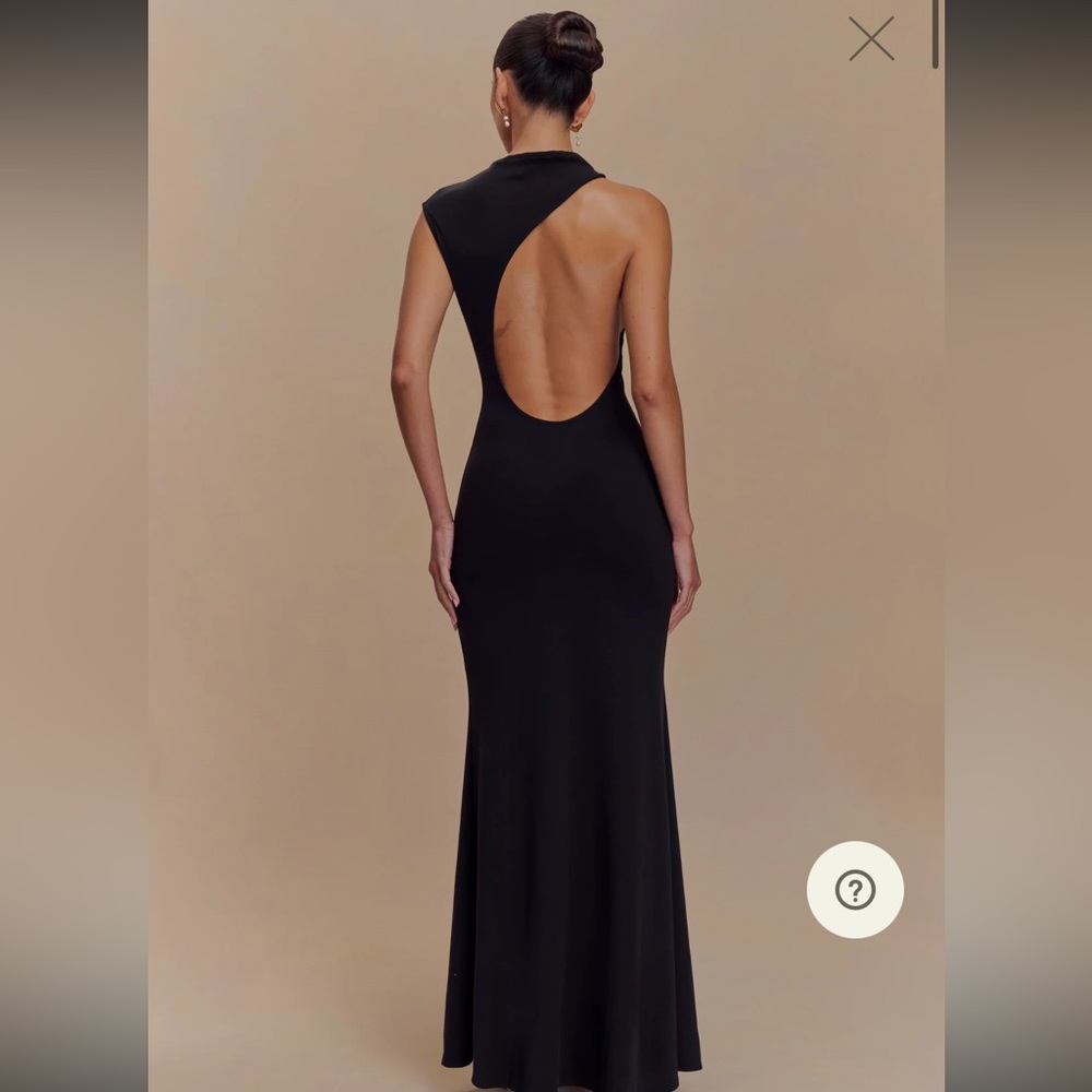 Meshki black maxi dress